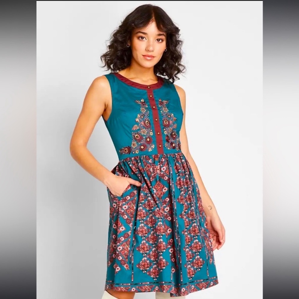 Modcloth Sleeveless Sundress